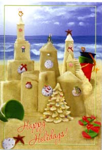 View Happy Beach Holidays Flag 28"x40" - 52922A