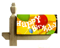 View Happy Birthday Magnetic Mailbox Cover - 56030EG