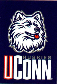 View University of Connecticut Screen Print Flag 28"x40" - 59020