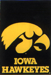 View University of Iowa  Flag 28"x40" - 59709