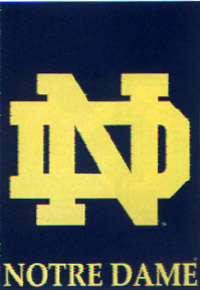 View University of Notre Dame Flag 28"x40" - 59908