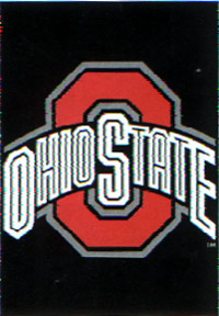 View Ohio State University Screen Print Flag 28"x40" - 59917