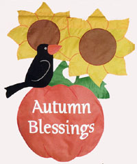 View Crow On Pumpkins Applique Windsculpts Flag 28"x40" - 70777