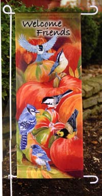 View Welcome Friends Impressions Garden Banner 12"x30" - 71369