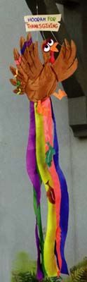 View Hoorah for Thanksgiving Windsock 14"x50" - 71384