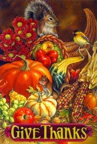 View Give Thanks Impressions Flag 28"x40" - 71385