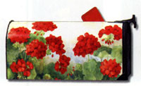 View Annie's Geraniums Magnetic Mail Wrap - 7142MW