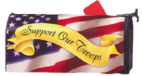 View Support Our Troops Magnetic Mail Wrap - 7504MW