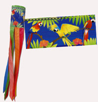 View Parrots Windsock 6"x40" - 78618A