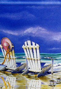 View Calm Before The Storm Flag 28"x40" - 92200MW