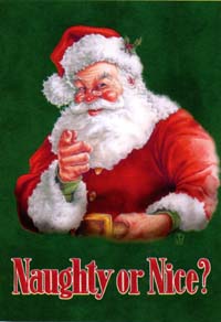 View Naughty or Nice? Impressions Flag 28"x40" - 92453