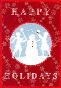 View Happy Holidays Impressions Flag 28"x40" - 92481
