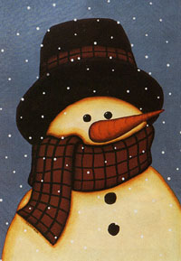 View Scarf Snowman Flag 28"x40" - 9249CD