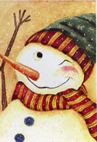 View Winking Snowman Flag 28"x40" - 9322CD