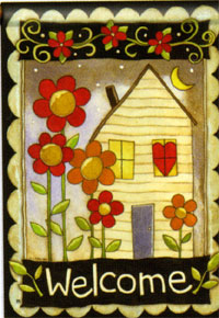 View Welcome Home Flag 28"x40" - 93804MW