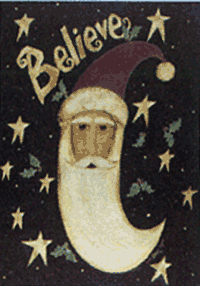 View Santa Believe Flag 28"x40" - 9396CD