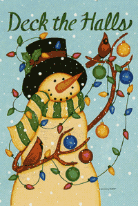 View Deck the Halls Flag 28"x40" - 9399CD