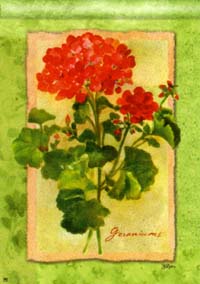 View Geranium Splendor Flag 28"x40" - 94165MW