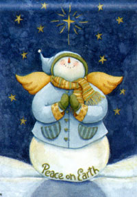 View Snow Angel Flag 28"x40" - 94208MW