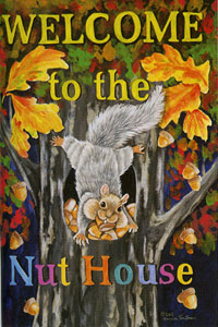 View Nut House Flag 28"x40" - 9433CD