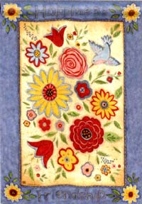 View Friendship Quilt Flag 28"x40" - 94479MW