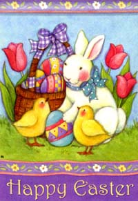 View Easter Buddies Flag 28"x40" - 94480MW