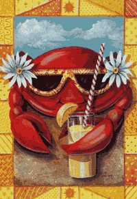 View Mrs Crabby Flag 28"x40" - 9463CD