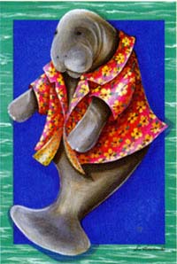 View Manatee Flag 28"x40" - 9487CD