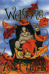 View Autumn Buddy Flag 28"x40" - 9501CD