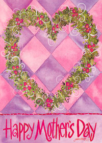 View Happy Mother's Day Garden Flag 13"x18" - 9580MCD