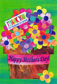 View Happy Mother's Day Flag 28"x40" - 9616CD