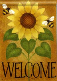 View Buzzin Bees Flag 28"x40" - 96216MW