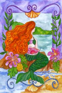 View Mermaid Garden Flag 12.5"x18" - 9637MCD