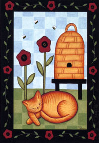 View Beskep Cat Flag 28"x40" - 9651CD
