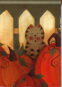 View Pumkin Kitty Garden Flag 12.5"x18" - 36650MW