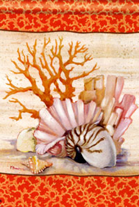 Coral Reef Flag 28"x40"