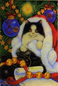 View Kittens & Bells Flag 28"x40" - 9686CD