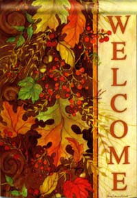 View Autumn Garland Flag 28"x40" - 97143MW