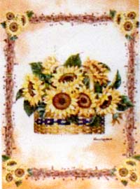 View Sunflower & Basket Garden Flag 12.5"x18" - 9750MCD