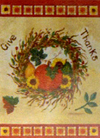 View Give Thanks Flag 28"x40" - 9756CD