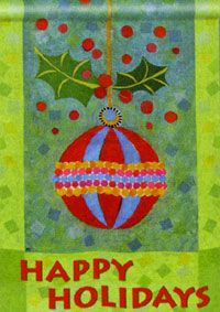 View Holiday Ornament Flag 28"x40" - 97750MW