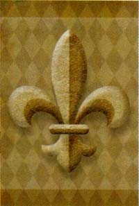 View Fleur D'Lis Flag 28"x40" - 9795CD