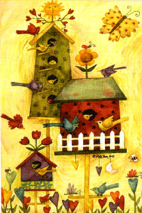 View Birdhouse Sun Flag 28"x40" - 9797CD