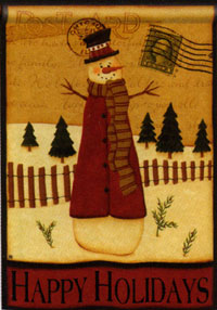 View Winter Post Card Flag 28"x40" - 98310MW