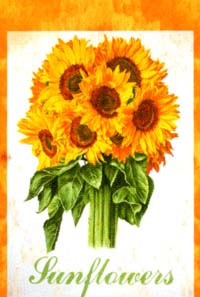 View Sunflower Bunch Garden Flag 12.5"x18" - 9854MCD