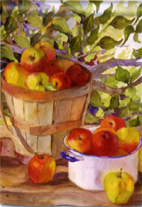 View Apple Harvest Flag 28"x40" - 98607MW