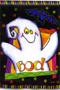 View Goofy Ghost Garden Flag 12.5"x18" - 38754MW