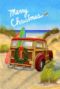 View Merry Christmas Garden Flag 12.5"x18" - 9899MCD