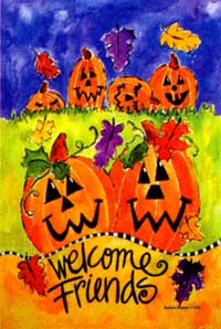 View Pumpkin Patch Flag 28"x40" - 9906CD
