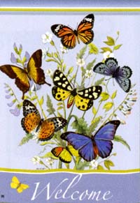 View Butterflies Flag 28"x40" - 99205MW